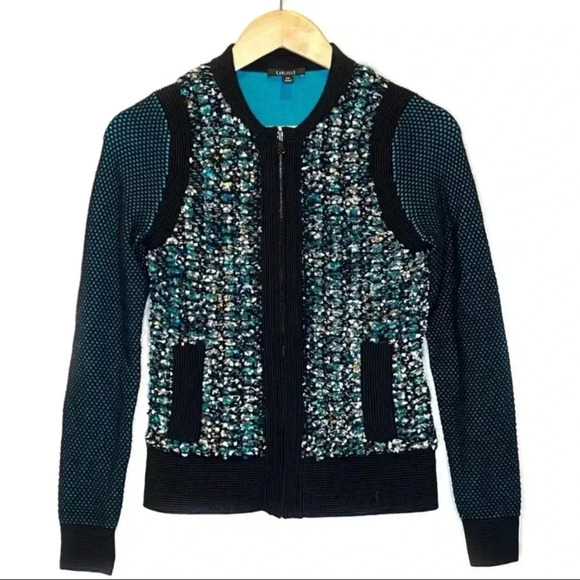 Carlisle Womens Full Zip Up Cardigan Sweater - Picture 1 of 7